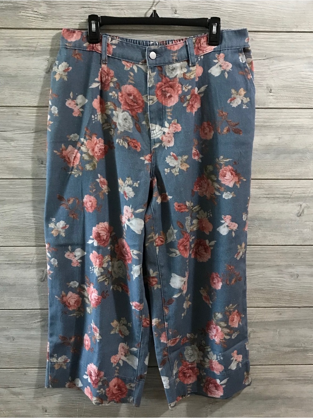 BN Loveimgs Floral Wide Leg Jeans